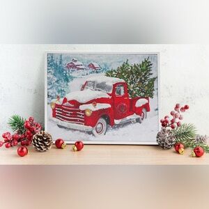 DIAMOND DOTZ Pickup Truck with Christmas Trees